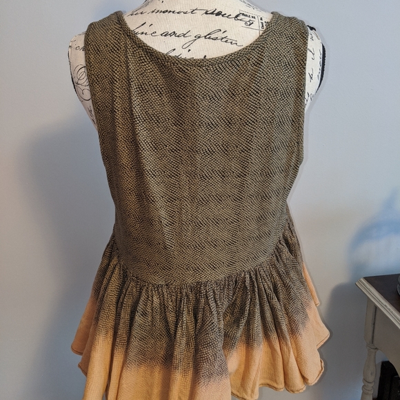 Anthropologie Sequined Peplum Tank - Picture 3 of 4